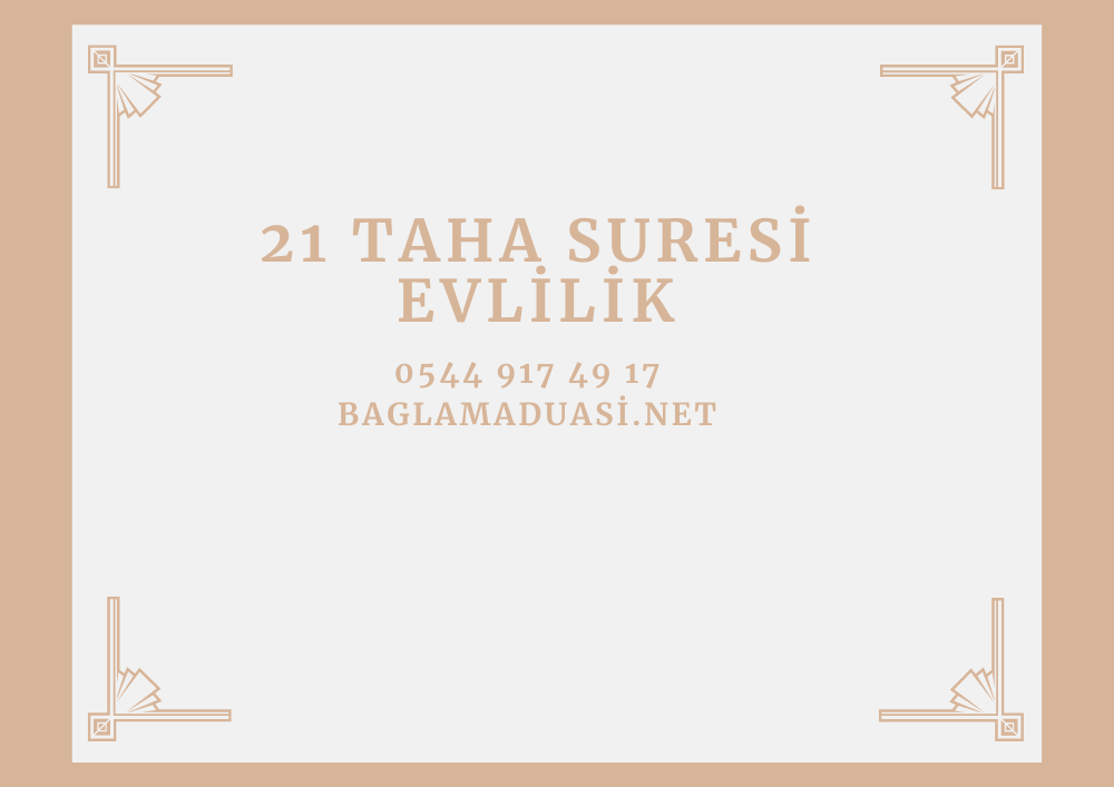 21 Taha Suresi Evlilik - 21 Taha Suresi Evlilik