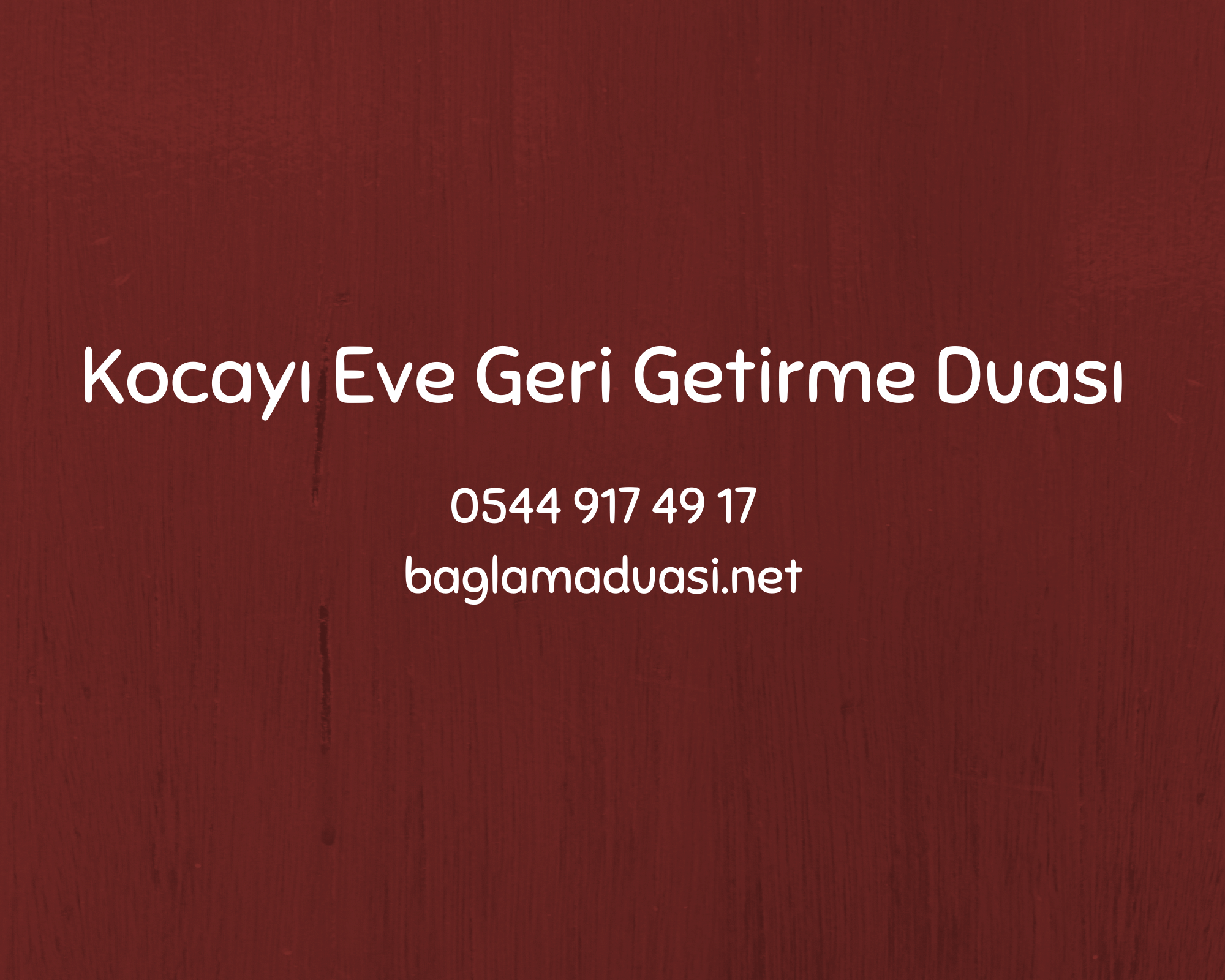 Kocayi Eve Geri Getirme Duasi - Kocayı Eve Geri Getirme Duası