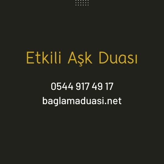 Etkili Aşk Duası