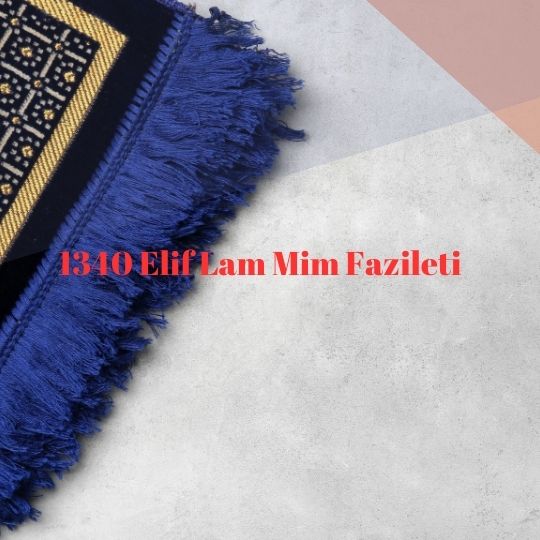 1340 Elif Lam Mim Fazileti - 1340 Elif Lam Mim Fazileti